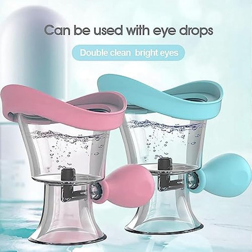 Vaso De Lavado De Ojos De 2 Piezas, Kit De Limpieza Manual C