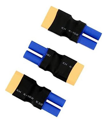 Adaptador De Conector Hembra A D Bdhi Xt90 Xt90 De 3 Piezas