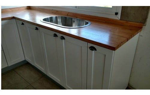Mesada 100x60 Eucalipto Laqueada Bacha Simple Johnson