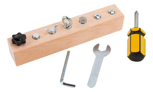 Juego De Tablero De Destornilladores De Madera, Herramientas