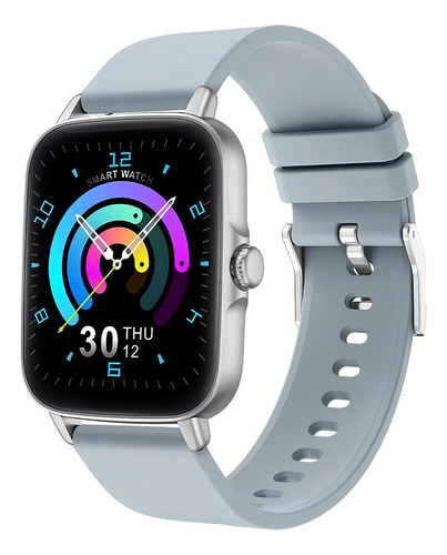 Smartwatch Colmi P28 cinza de silicone Ips 1.69 Android Ios