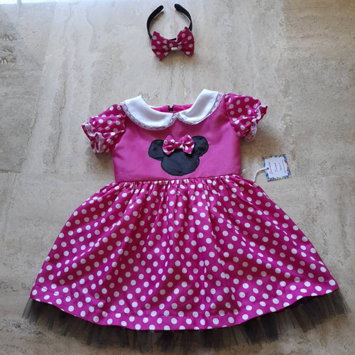 Vestidos Minnie Y Fiesta Para Niñas Talla 3 A 6 Meses