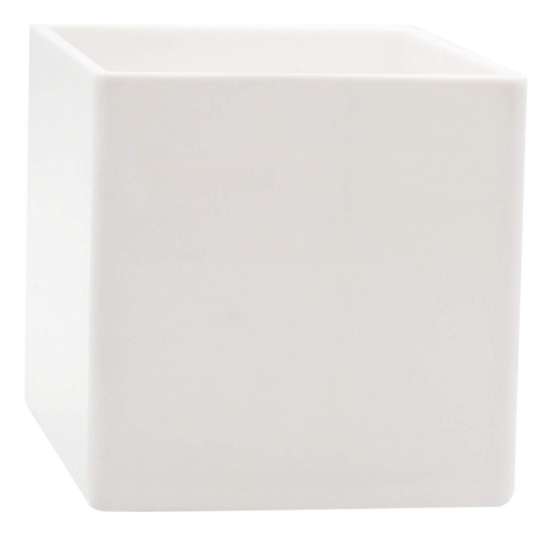 Cubo Jarron Acrilico Flor Centro Mesa Decorativo Para Hogar