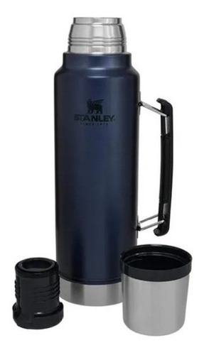 Imagen 3 de 8 de Equipo Matero Kyma Mykonos + Mate + Termo Stanley Azul