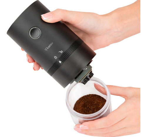 Moedor E Triturador De Café Grãos Elétrico Portatil Recarregável Kaizu