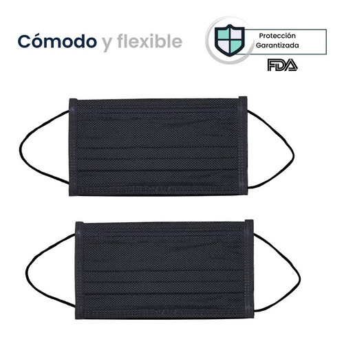 Cubrebocas Hana 100 Pz Premium Desechables Máxima Protección