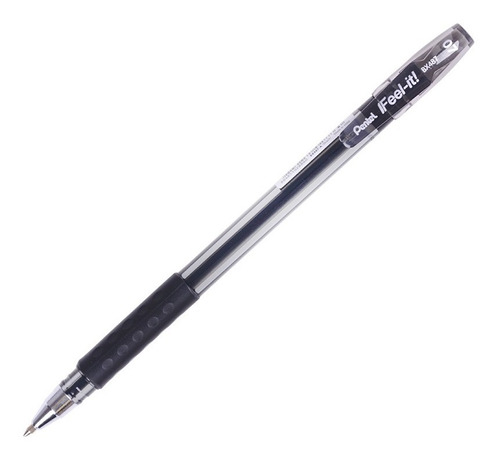 Bolígrafo Pentel Grip Bx487 Negro - Mosca