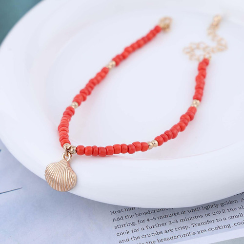Andelaisi Boho Pulseras De Tobillo Con Cuentas De Semillas,