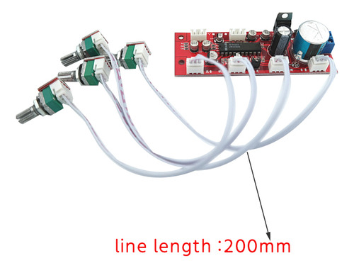 Tablero De Tonos Lm1036 Con Ajuste De Volumen De Agudos Pre-