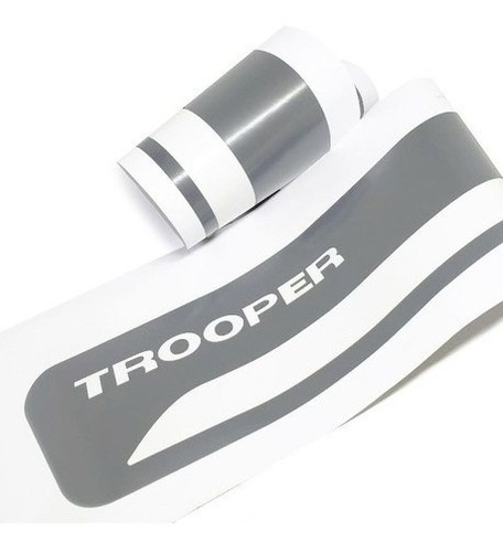 Imagem 3 de 4 de Kit Faixas Saveiro Trooper G5 G6 Adesivo Lateral E Traseiro
