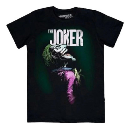 Playera Mascara De Latex The Joker Mldc Hombre