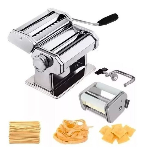 Máquina Para Pasta Ravioles Y Tallarines Manual Acero Inox