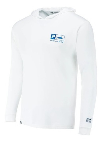 Playera Pelagic Capucha Aquatek Icon Dorado Blue 1015211007