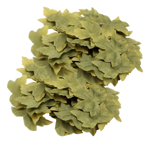 200 Piezas Hojas De Arce Artificiales Hoja De Arce