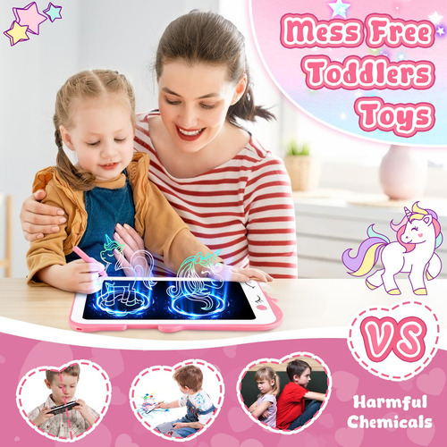 Tablet De Escrita Lcd Triph Unicorn Girl 8.5 Pulgadas Para
