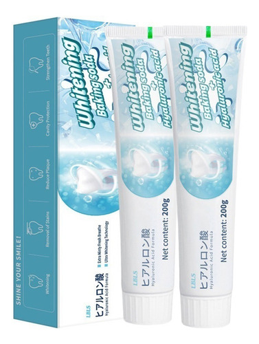 Fb 200 G 2pcs De Pasta De Dientes Con Bicarbonato De Sodio