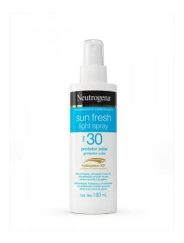 Protetor Solar Neutrogena Sun Fresh Light Spray Fps30 180ml