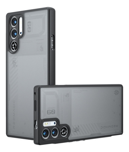 Capa Preta De Pc+tpu Para Zte Nubia Red Magic 9 Pro/9 Pro+