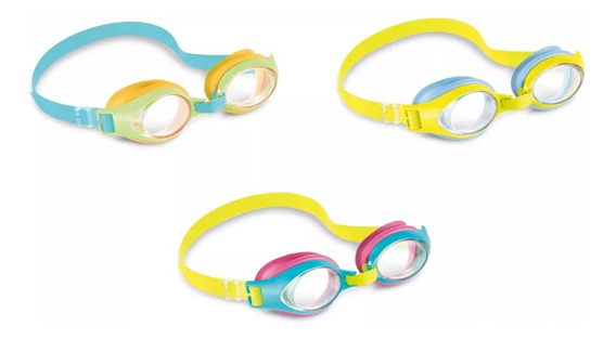 Intex Aquaflow niños biofuse cloro gafas de protección UV 2 colores nuevo 