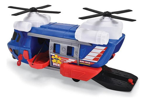 Helicóptero De Rescate Con Luces Y Sonidos Adventure Force