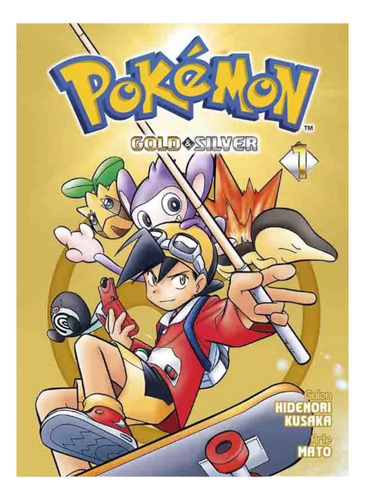 Libro Manga- Pokemon (gold & Silver) Vol 1 - Hidenori Kusaka