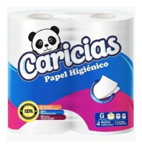 Papel Higienico Caricias 400 Hojas Bulto *12 Unds