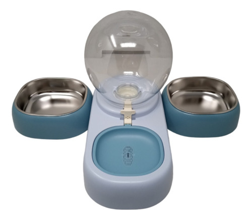 Dispensador De Agua Y Alimento 2 En 1  Para Gato Y Perro 