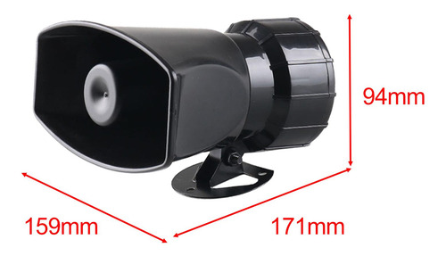 Car Alarm Speaker Electric Horn 7 Tone Sound Loud 12v
