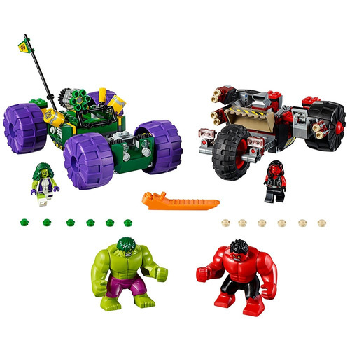 Lego Marvel Super Heroes Hulk Contra Red Hulk Superhero Toy