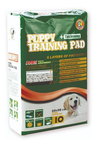 Toalla Entrenadora Cachorros Hush Pets X 10 Unidades 60x90cm