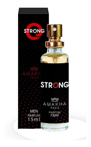 Perfume Strong Amakha Paris para hombre, 15 ml, para bolso