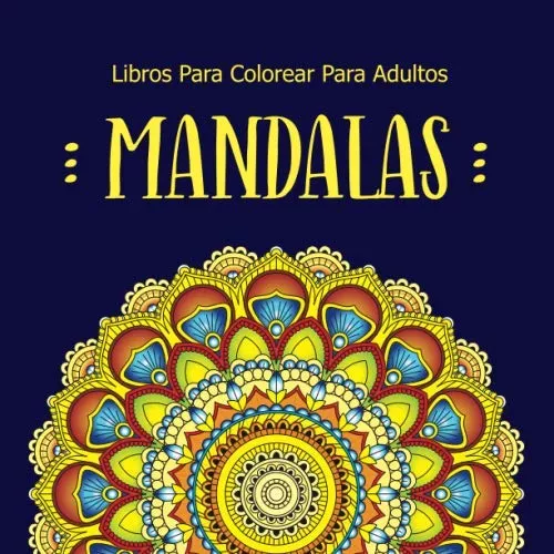 Mandalas de Flores Libro Para Colorear Para Adultos