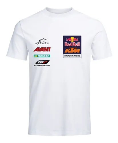 Remera red bull blanca new arrivals