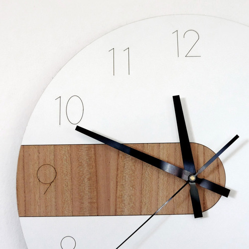 Imagen 3 de 4 de Reloj Pared 40 Cm Tokio, Maq. Silenciosa Somos Fabricantes