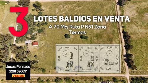 En Venta Terrenos En Zona Termas A 70 Mts Ruta 51