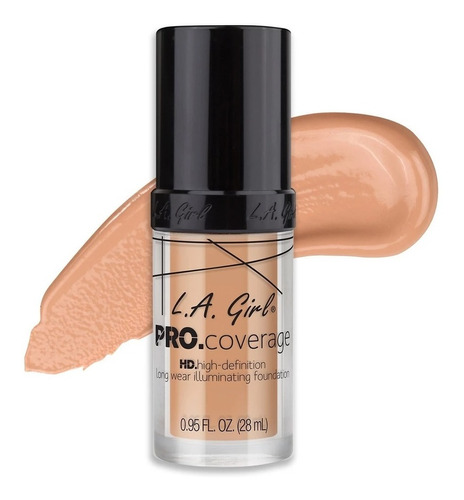 L.a. Girl. Base De Maquillaje Pro.coverage Tono Porcelana