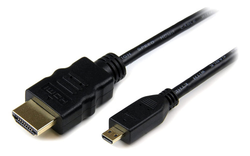 Cable Micro Hdmi A Hdmi De 3 Pies Con Ethernet - Video 4k 30