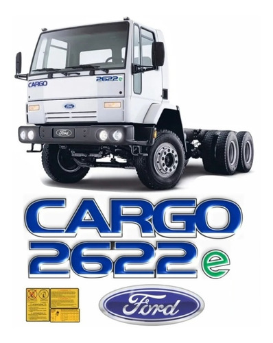 Kit Adesivos Compatível Cargo 2622e Emblema F650