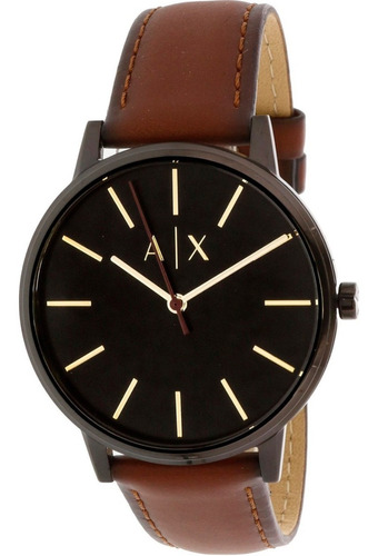 Reloj Armani Exchange Cayde Esfera Negra Envio Rápido Boleta