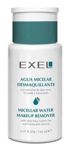 Agua Micelar Exel Desmaquillante Aloe Vera Y Te Verde 160ml