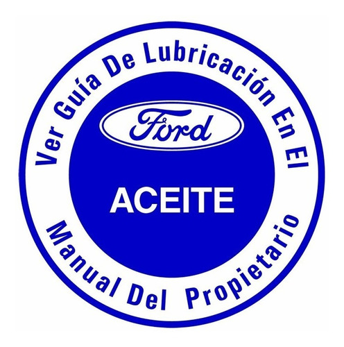 Calco Ford Falcon Tapa De Aceite