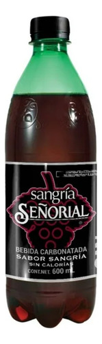 3 Pza Refresco Sangria Señorial Sin Azucar 600 Ml