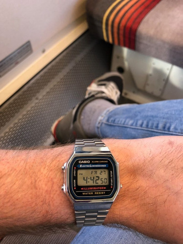 Imagen 8 de 9 de Casio Vintage A168wa-1 Plateado