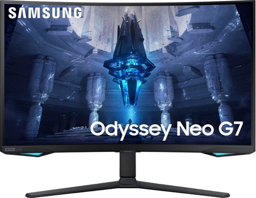 Monitor Gamer Samsung  Odyssey Neo G7 32 Pulgadas Curvo 4k Uhd Freesync Premium Pro & G-sync Compatible Hdr10 165hz 1ms Negro