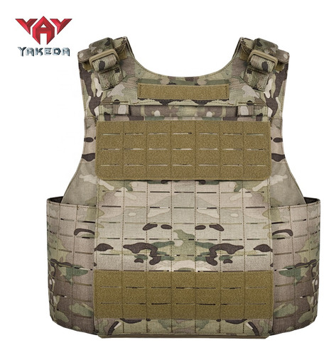 Yakeda Camouflage 500d Nylon 66 Chaleco Tactico Combat Molle