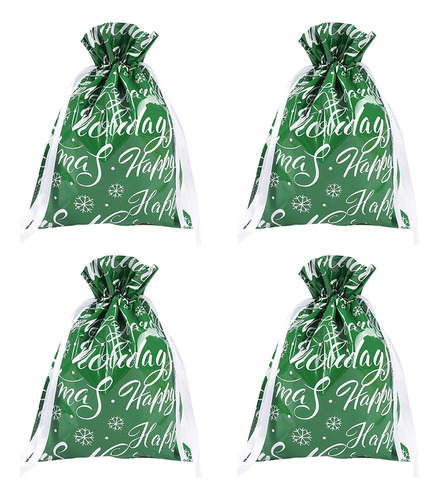 Bolsa De Regalo De Decoración Navideña, Bolsa De Regalo Con
