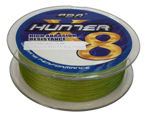 Linha Multi Hunter 8x 0,128mm 11lbs/4,95kg - 150m Verde