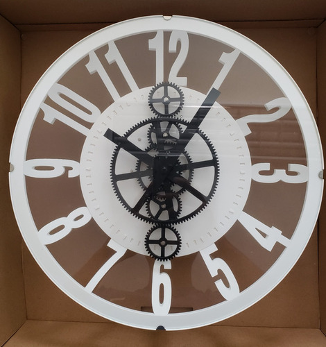 Imagen 2 de 7 de Reloj Decorativo De Pared Con Sistema De Tuercas