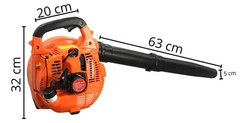 Soprador De Folhas À Gasolina 26cc Evsfg2t26 Evald Premium