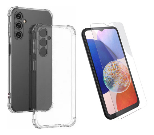 Funda Para Samsung A14 A34 A54 Protector Case + Vidrio